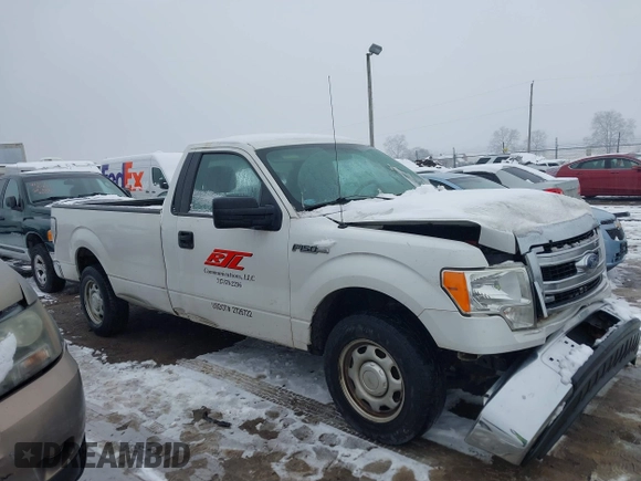2014 Ford F-150 XL with VIN 1FTNF1CF9EKE28137, listed as a IAAI auction lot 41577971 with 180,000 mi miles and . Bid and sale history available at DreamBid. Image 13.