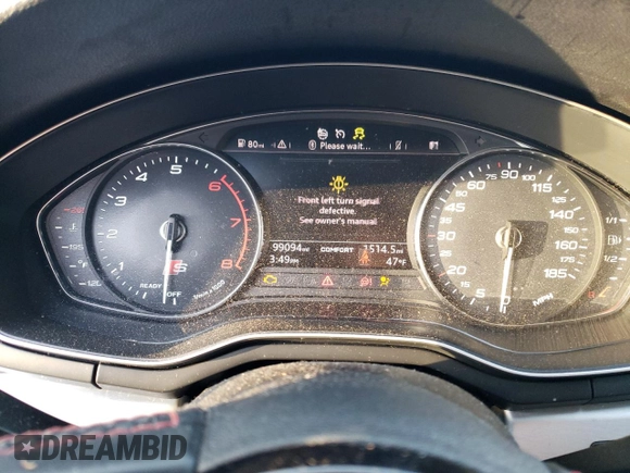 2018 Audi S4 Premium Plus with VIN WAUB4AF45JA003417, listed as a Copart auction lot 78106783 with 99,094 mi miles. Bid and sale history available at carsss.com. Image 9.