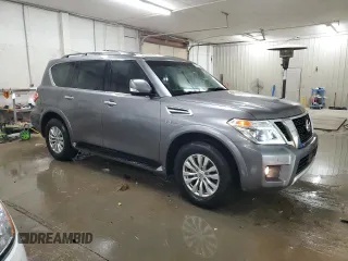 2018 Nissan Armada SL z VIN JN8AY2ND3JX002682, wystawiony jako Copart lot #49782005 z przebiegiem 93 655 mil mil oraz Szkoda całkowita • Salvage title. Historia ofert i sprzedaży dostępna na DreamBid. Obrazek 4.