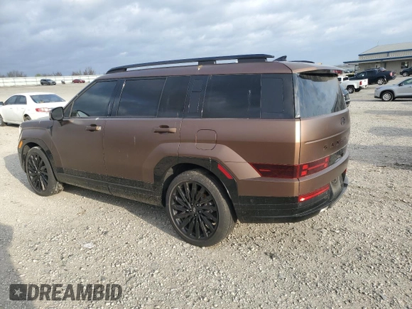 2024 Hyundai Santa Fe Calligraphy z VIN 5NMP5DGL8RH013342, wystawiony jako Copart lot #51639385 z przebiegiem 25 713 mil mil oraz Szkoda całkowita • Salvage title. Historia ofert i sprzedaży dostępna na DreamBid. Obrazek 2.
