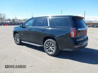 2023 Chevrolet Tahoe LS with VIN 1GNSKMKD1PR507609, listed as a IAAI auction lot 41591226 with 9,292 mi miles and . Bid and sale history available at DreamBid. Image 3.