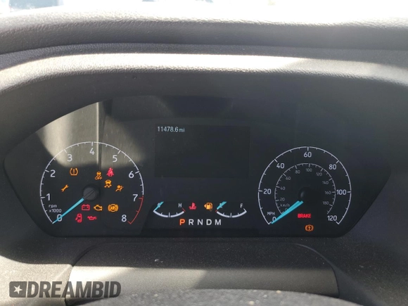 2023 Ford Transit Cargo with VIN 1FTBR1C86PKA12559, listed as a Copart auction lot 60771385 with 11,478 mi miles and Non repairable. Bid and sale history available at DreamBid. Image 9.
