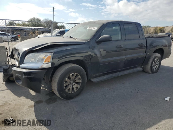 2008 Mitsubishi Raider LS z VIN 1Z7HC28K48S620012, wystawiony jako Copart lot #83677134 z przebiegiem 187 038 mil mil oraz Szkoda całkowita • Salvage title. Historia ofert i sprzedaży dostępna na DreamBid. Obrazek 1.