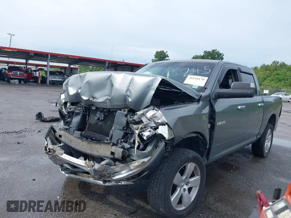 2009 Dodge 1500 Sport with VIN 1D3HB13T49J509564, listed as a IAAI auction lot 40218170 with Not Provided miles. Bid and sale history available at carsss.com. Image 2.