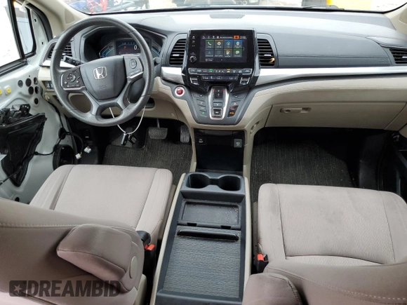 2022 Honda Odyssey EX with VIN 5FNRL6H59NB018877, listed as a Copart auction lot 47428685 with 65,333 mi miles and Salvage Title. Bid and sale history available at DreamBid. Image 8.