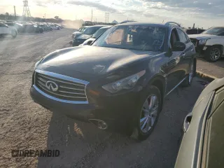 2012 Infiniti FX35 with VIN JN8AS1MU9CM121788, listed as a Copart auction lot 72579514 with 0 mi miles and Clean Title. Bid and sale history available at carsss.com. Image 1.