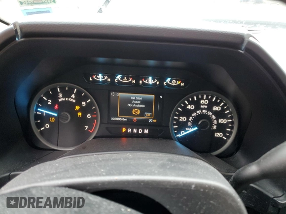 2018 Ford F-150 XL with VIN 1FTEW1E59JFC37258, listed as a Copart auction lot 52680255 with 93,966 mi miles and Salvage title. Bid and sale history available at DreamBid. Image 9.
