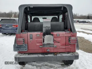 1999 Jeep Wrangler SE with VIN 1J4FY29P3XP470646, listed as a Copart auction lot 89298855 with 81,890 mi miles and Salvage Title. Bid and sale history available at carsss.com. Image 6.