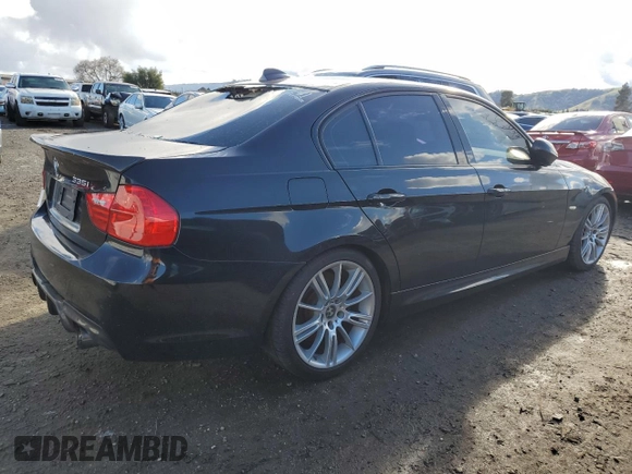 2011 BMW 3 Series 335i with VIN WBAPM5C59BE575529, listed as a Copart auction lot 44697325 with 151,284 mi miles and Clean Title. Bid and sale history available at carsss.com. Image 3.