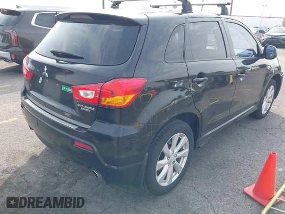 2012 Mitsubishi Outlander Sport SE with VIN JA4AP4AU6CZ000667, listed as a IAAI auction lot 41473935 with 195,414 mi miles. Bid and sale history available at carsss.com. Image 4.