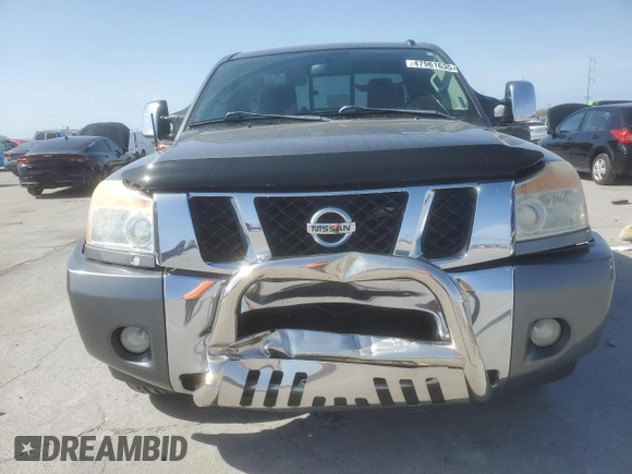 2014 Nissan Titan SV with VIN 1N6BA0CA9EN519615, listed as a Copart auction lot 47961635 with 130,734 mi miles and Salvage title. Bid and sale history available at DreamBid. Image 5.