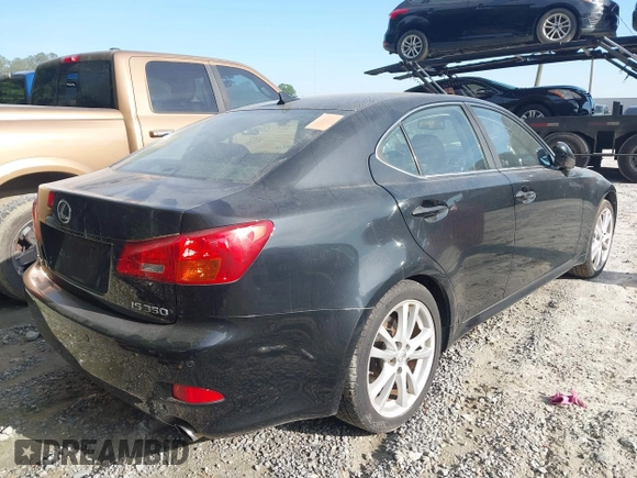 2007 Lexus IS 350 with VIN JTHBE262375015943, listed as a IAAI auction lot 42234181 with 135,023 mi miles and . Bid and sale history available at DreamBid. Image 4.