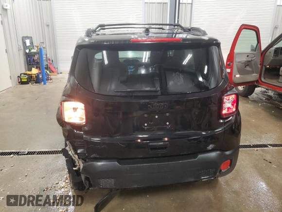 2018 Jeep Renegade Altitude with VIN ZACCJBBB8JPH68678, listed as a Copart auction lot 79133264 with 52,459 mi miles and Salvage title. Bid and sale history available at DreamBid. Image 6.