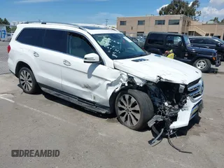 2019 Mercedes-Benz GLS 450 z VIN 4JGDF6EE0KB238926, wystawiony jako IAAI lot #42271326 z przebiegiem 112 010 mil mil oraz . Historia ofert i sprzedaży dostępna na DreamBid. Obrazek 1.