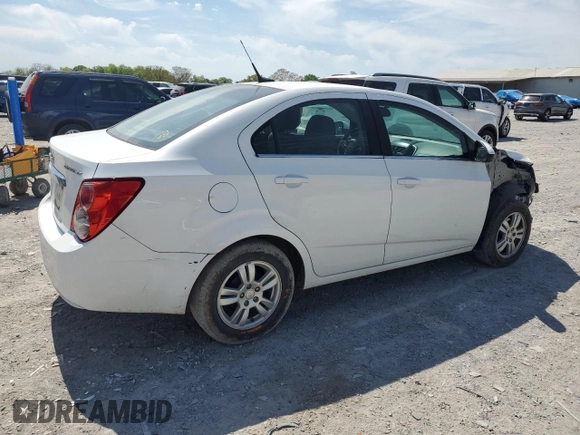 2013 Chevrolet Sonic LT with VIN 1G1JC5SH4D4164838, listed as a Copart auction lot 53611635 with 134,098 mi miles and Salvage Title. Bid and sale history available at DreamBid. Image 3.