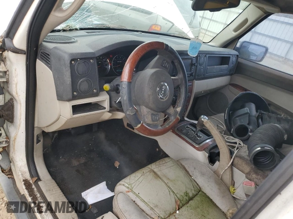 2006 Jeep Commander Limited z VIN 1J8HH58N76C355045, wystawiony jako Copart lot #83713554 z przebiegiem Nie podano mil oraz Czysty tytuł • Clean title. Historia ofert i sprzedaży dostępna na DreamBid. Obrazek 8.