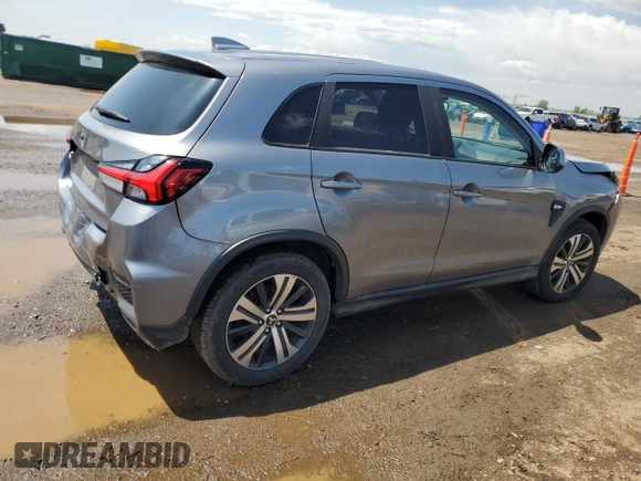 2020 Mitsubishi Outlander ES with VIN JA4AP3AU1LU011034, listed as a Copart auction lot 58606965 with 92,423 mi miles and Salvage title. Bid and sale history available at DreamBid. Image 3.