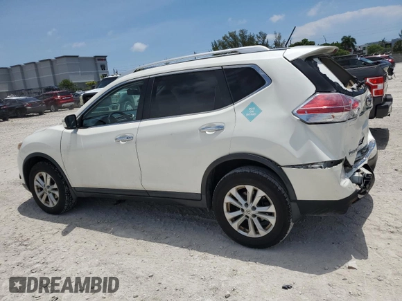 2016 Nissan Rogue SV z VIN KNMAT2MV3GP639245, wystawiony jako Copart lot #58934285 z przebiegiem 100 215 mil mil oraz Szkoda całkowita • Salvage title. Historia ofert i sprzedaży dostępna na DreamBid. Obrazek 2.