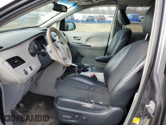 2012 Toyota Sienna SE with VIN 5TDXK3DC9CS265368, listed as a Copart auction lot 47754745 with 169,394 mi miles and Salvage Title. Bid and sale history available at carsss.com. Image 7.