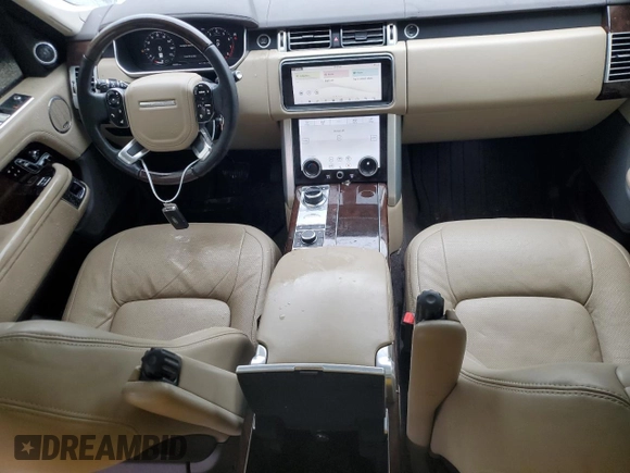 2020 Land Rover Range Rover with VIN SALGS5SE2LA404455, listed as a Copart auction lot 65601084 with 55,670 mi miles and Salvage title. Bid and sale history available at DreamBid. Image 8.