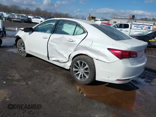 2017 Acura TLX w/Technology Pkg with VIN 19UUB1F5XHA001197, listed as a IAAI auction lot 41530789 with 65,747 mi miles. Bid and sale history available at carsss.com. Image 3.