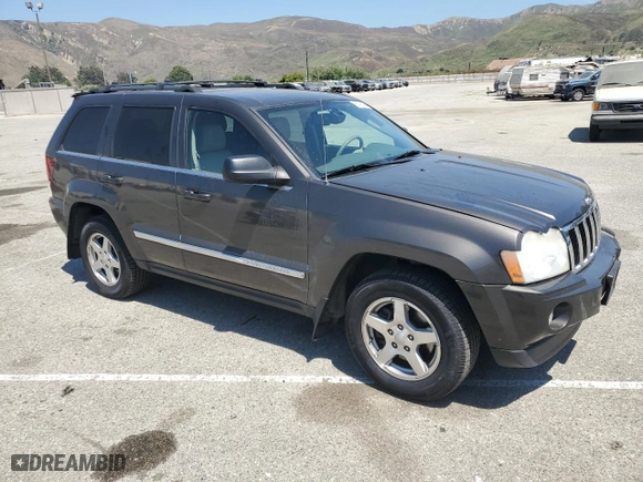 2006 Jeep Grand Cherokee Limited with VIN 1J4HS58N86C117546, listed as a Copart auction lot 61478474 with 236,987 mi miles and Salvage Title. Bid and sale history available at carsss.com. Image 4.