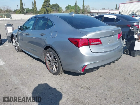 2020 Acura TLX w/Technology Pkg with VIN 19UUB2F4XLA002467, listed as a IAAI auction lot 41836856 with 49,127 mi miles. Bid and sale history available at carsss.com. Image 3.