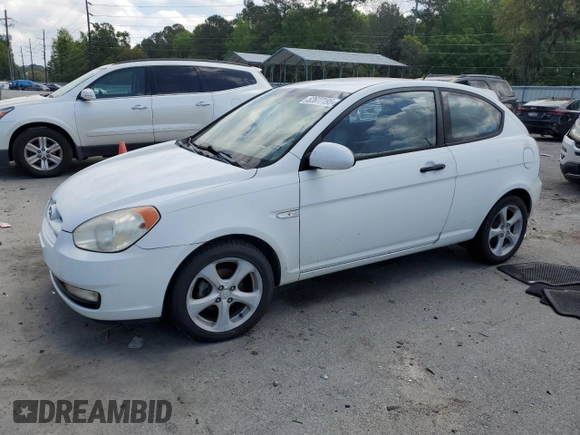 2007 Hyundai Accent SE with VIN KMHCN36C67U050000, listed as a Copart auction lot 52677195 with 120,282 mi miles and Clean Title. Bid and sale history available at carsss.com. Image 1.