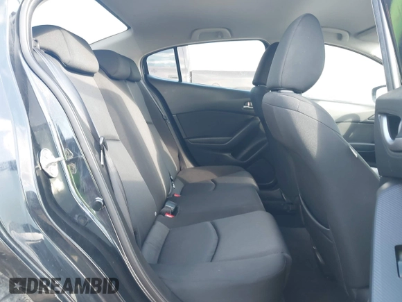 2015 Mazda 3 i SV with VIN JM1BM1T76F1262569, listed as a IAAI auction lot 41472375 with 89,932 mi miles. Bid and sale history available at carsss.com. Image 8.
