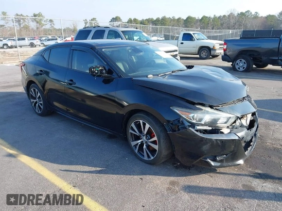 2016 Nissan Maxima SL z VIN 1N4AA6AP1GC383512, wystawiony jako IAAI lot #41490666 z przebiegiem 110 235 mil mil oraz . Historia ofert i sprzedaży dostępna na DreamBid. Obrazek 1.