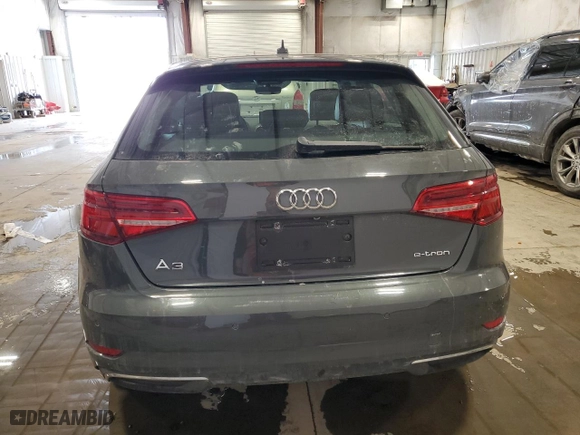 2017 Audi A3 Sportback e-tron Premium Plus with VIN WAUTPBFF3HA056582, listed as a Copart auction lot 45485045 with 103,622 mi miles and Non Repairable. Bid and sale history available at carsss.com. Image 6.