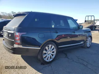 2016 Land Rover Range Rover Supercharged with VIN SALGS2EF0GA305044, listed as a Copart auction lot 50688515 with Not provided miles and Salvage title. Bid and sale history available at DreamBid. Image 3.