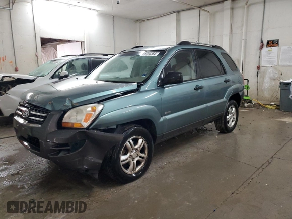 2005 Kia Sportage LX with VIN KNDJE723657083048, listed as a Copart auction lot 85794364 with 172,420 mi miles and Salvage Title. Bid and sale history available at carsss.com. Image 1.