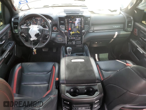 2021 Ram 1500 TRX with VIN 1C6SRFU97MN727629, listed as a Copart auction lot 55415415 with 41,278 mi miles and Salvage title. Bid and sale history available at DreamBid. Image 8.