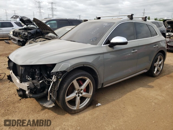 2021 Audi SQ5 Premium Plus with VIN WA1B4AFY0M2015876, listed as a Copart auction lot 63838424 with 50,639 mi miles and Salvage Title. Bid and sale history available at DreamBid. Image 1.