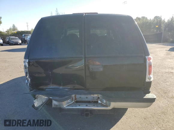1996 GMC Yukon with VIN 1GKEK13R1TJ741714, listed as a Copart auction lot 46814635 with 406,969 mi miles and Salvage Title. Bid and sale history available at carsss.com. Image 6.