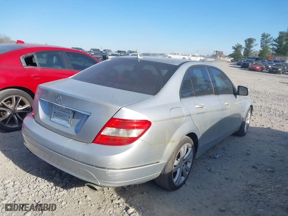 2009 Mercedes-Benz C-Class 3.0L Sport with VIN WDDGF54X09R051448, listed as a IAAI auction lot 41898464 with 85,375 mi miles. Bid and sale history available at carsss.com. Image 4.