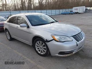 2012 Chrysler 200 Touring with VIN 1C3CCBBB8CN210825, listed as a IAAI auction lot 41828224 with 129,966 mi miles. Bid and sale history available at carsss.com. Image 1.