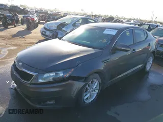 2013 Kia Optima LX with VIN 5XXGM4A71DG156414, listed as a IAAI auction lot 40946815 with 60,278 mi miles. Bid and sale history available at carsss.com. Image 2.