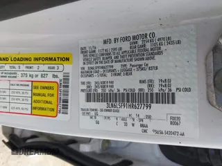 2017 Lincoln MKZ Reserve with VIN 3LN6L5F91HR627799, listed as a IAAI auction lot 42280512 with 110,632 mi miles and . Bid and sale history available at DreamBid. Image 9.