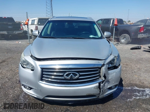 2015 Infiniti QX60 with VIN 5N1AL0MN7FC510527, listed as a IAAI auction lot 41791053 with 256,246 mi miles. Bid and sale history available at carsss.com. Image 12.