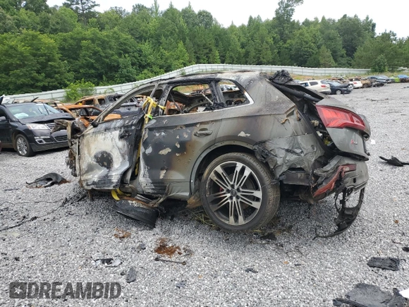 2020 Audi SQ5 Premium Plus with VIN WA1B4AFY2L2084681, listed as a Copart auction lot 63660884 with Not Provided miles and Salvage Title. Bid and sale history available at DreamBid. Image 2.