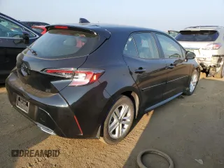 2019 Toyota Corolla Hatchback SE with VIN JTNK4RBE9K3069678, listed as a Copart auction lot 64467824 with 19,956 mi miles and Clean Title. Bid and sale history available at carsss.com. Image 3.