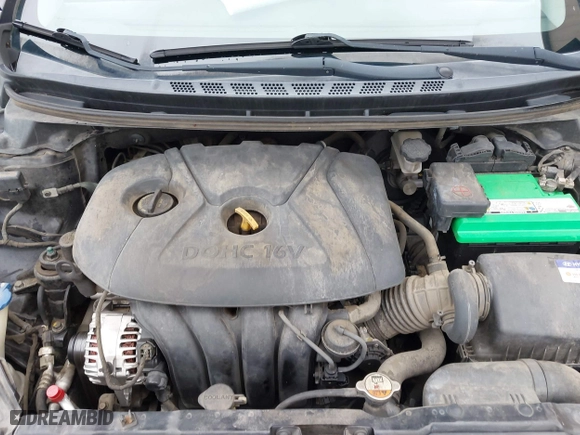 2013 Hyundai Elantra GLS PZEV with VIN KMHDH4AE7DU728890, listed as a IAAI auction lot 40365489 with 230,693 mi miles. Bid and sale history available at carsss.com. Image 10.