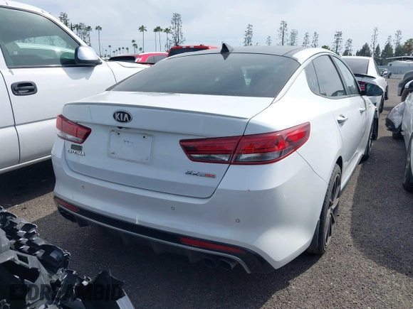 2016 Kia Optima SX Turbo with VIN 5XXGW4L23GG027090, listed as a IAAI auction lot 42172497 with 150,426 mi miles and . Bid and sale history available at DreamBid. Image 4.
