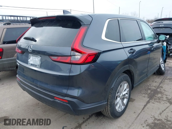 2025 Honda CR-V EX with VIN 2HKRS4H41SH455753, listed as a IAAI auction lot 41553434 with 499 mi miles and . Bid and sale history available at DreamBid. Image 4.