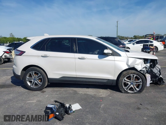 2016 Ford Edge Titanium with VIN 2FMPK3K92GBB83038, listed as a IAAI auction lot 41445967 with 90,125 mi miles. Bid and sale history available at carsss.com. Image 13.