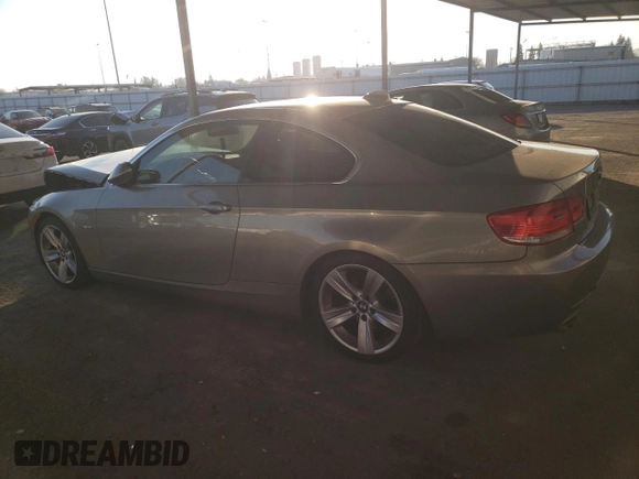 2007 BMW 3 Series 328i with VIN WBAWV13587P118126, listed as a Copart auction lot 41883245 with 93,338 mi miles and Salvage title. Bid and sale history available at DreamBid. Image 2.