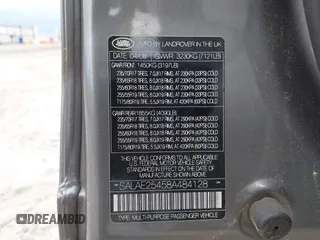 2008 Land Rover LR3 SE with VIN SALAE25458A484128, listed as a IAAI auction lot 42018158 with 198,504 mi miles. Bid and sale history available at carsss.com. Image 9.