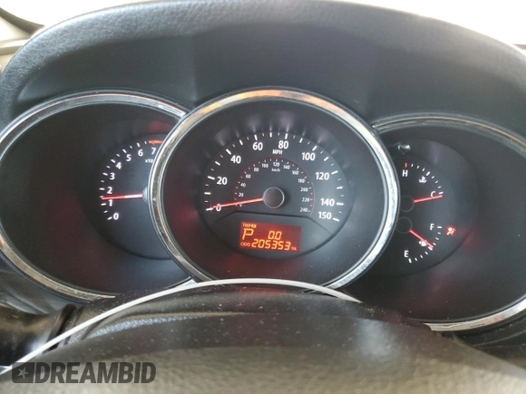 2012 Kia Sorento LX with VIN 5XYKTDA23CG260852, listed as a Copart auction lot 42505735 with 205,353 mi miles and Salvage Title. Bid and sale history available at carsss.com. Image 9.